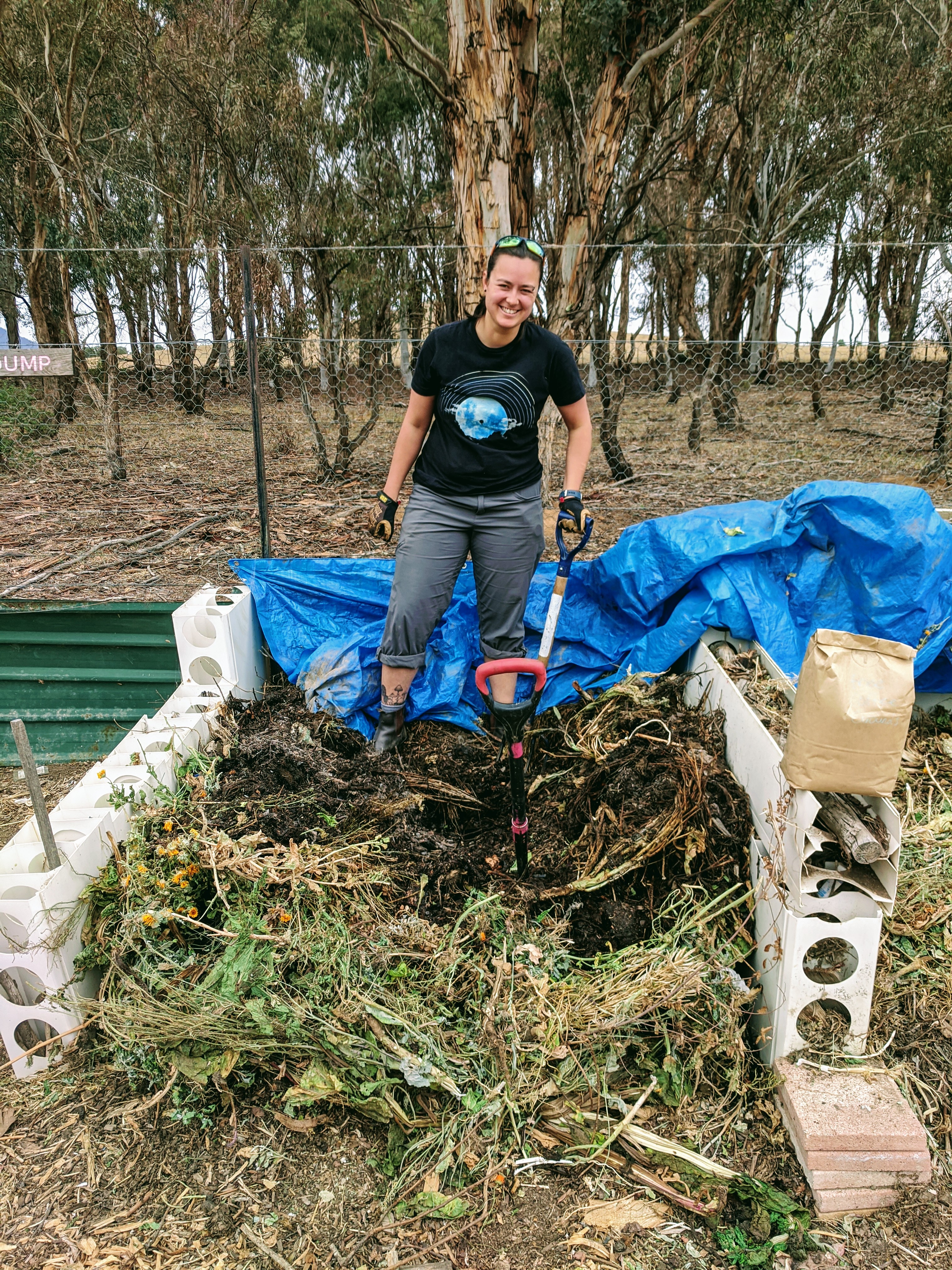 Great compost opportunities at Mitchell Community garden